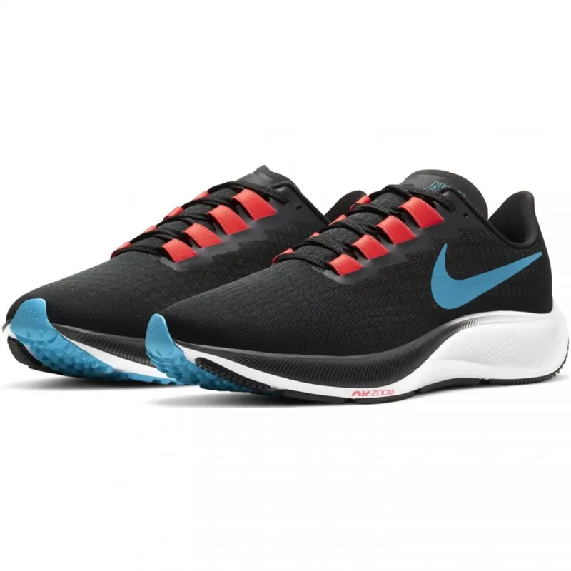 Nike Men's Air Zoom Pegasus 37 Noir/Blue UK 11.5-2